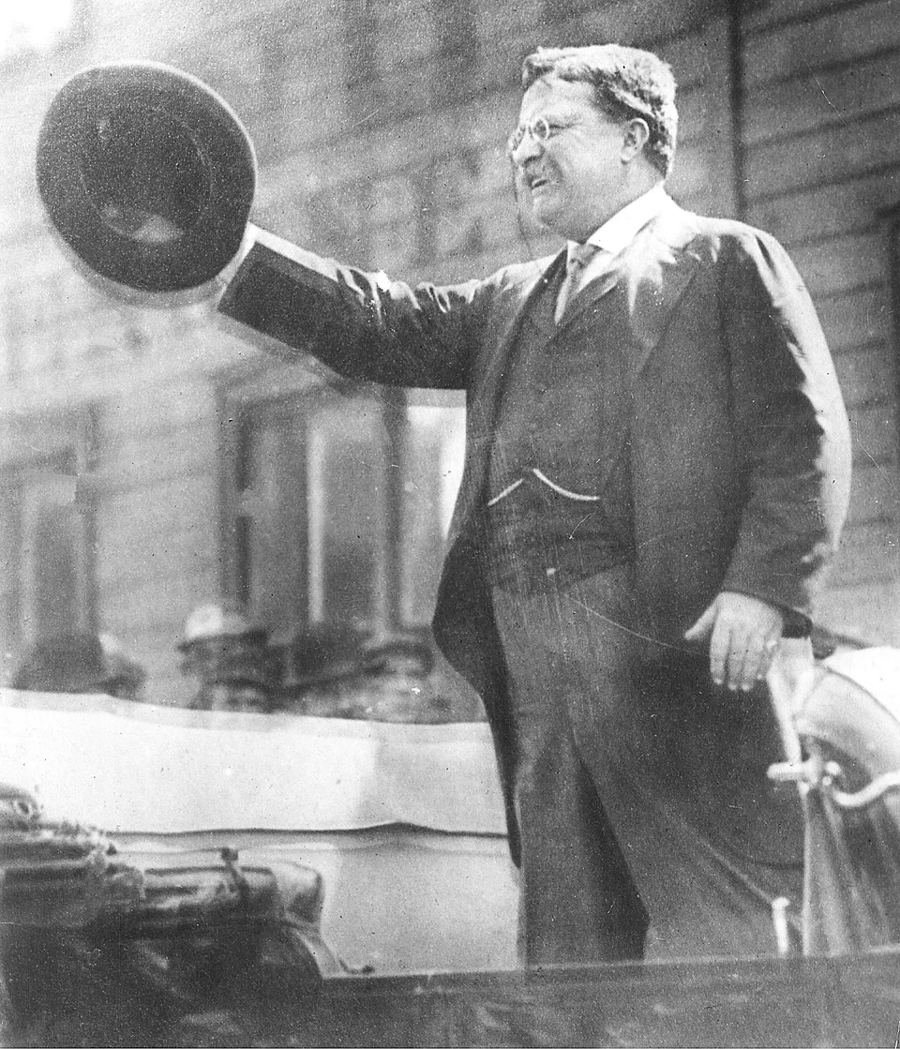 Theodore Roosevelt Shot Mid-Campaign